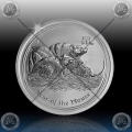 1/2 oz LUNAR II - 2008  "Year of the Mouse"